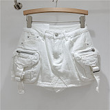 SUPER WHOLESALE | A Shap Multi-pocket  Skirts