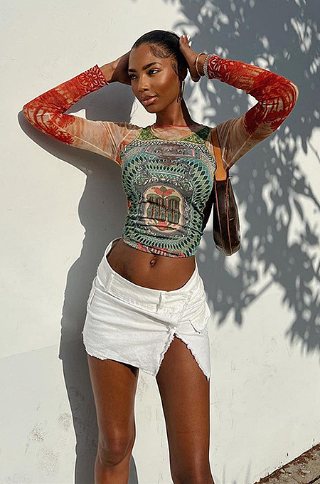 SUPER WHOLESALE | Digital Printed Crop Top