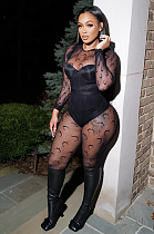 SUPER WHOLESALE | Mesh Pants Set in Black