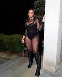 SUPER WHOLESALE | Mesh Pants Set in Black