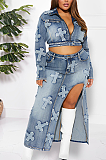 SUPER WHOLESALE | Cross Embroidered Skirt Set