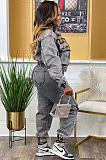 SUPER WHOLESALE |  Grey Pockets Denim Pants Set