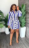 SUPER WHOLESALE | Zebra Shirt Dress with Self-tied Strap