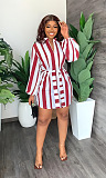 SUPER WHOLESALE | Zebra Shirt Dress with Self-tied Strap