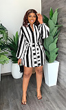 SUPER WHOLESALE | Zebra Shirt Dress with Self-tied Strap