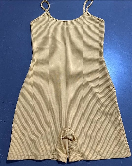 SUPER WHOLESALE | Pit Material Tanks Romper in Solid