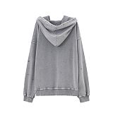 SUPER WHOLESALE | Words Printed Hoodie Top