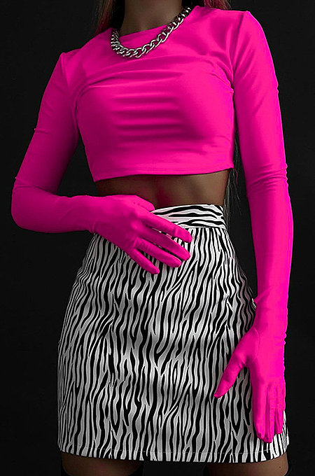 SUPER WHOLESALE |  Elastic Crop Top