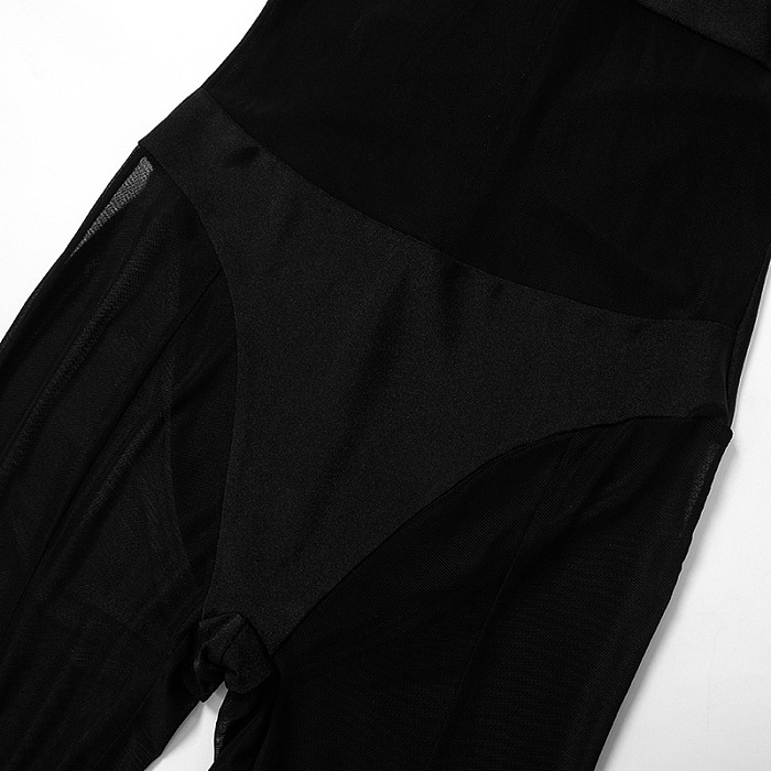 SUPER WHOLESALE |  Elastic Back Zip Up Jumpsuit