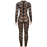 SUPER WHOLESALE | Lace See-through  Jumpsuit