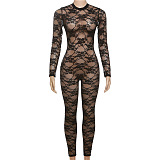 SUPER WHOLESALE | Lace See-through  Jumpsuit