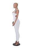 SUPER WHOLESALE | Pit Material Open Back Jumpsuit