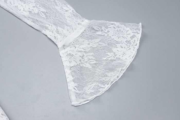 SUPER WHOLESALE |  Lace Hem Dress