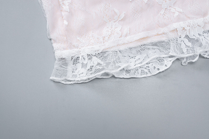 SUPER WHOLESALE |  Lace Hem Dress