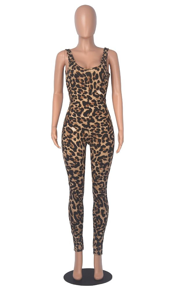 SUPER WHOLESALE |  Leopard Maxu Jumpsuit