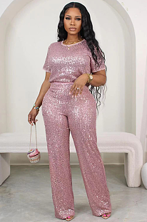 SUPER WHOLESALE | bling Bling Sequin Pants Set
