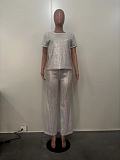SUPER WHOLESALE | bling Bling Sequin Pants Set
