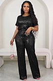 SUPER WHOLESALE | bling Bling Sequin Pants Set