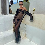 SUPER WHOLESALE |  See-through Dress