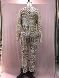 SUPER WHOLESALE | Bling Bling Fake Diamond Deco Jumpsuit