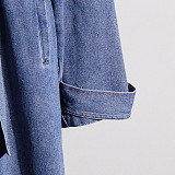 SUPER WHOLESALE | Fur Neck Denim Coat
