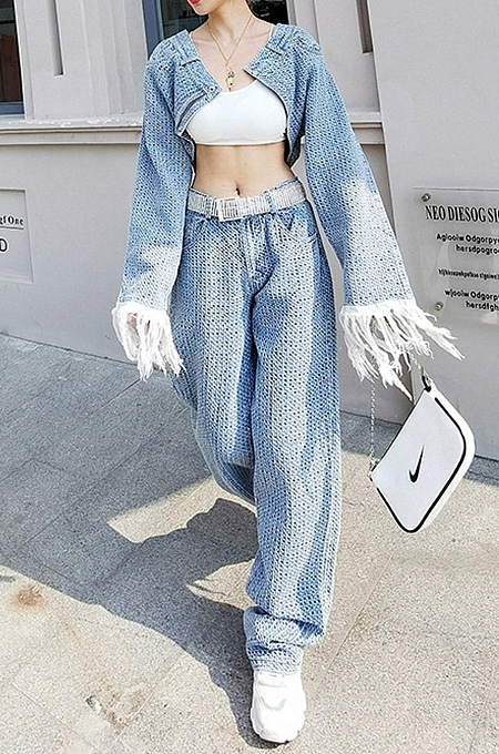 SUPER WHOLESALE | High Waist Pants Set