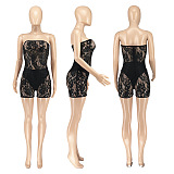 SUPER WHOLESALE | Lace Off-shoulder Romper