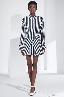 SUPER WHOLESALE | Zebra Shirt Dress