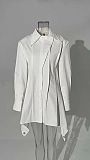SUPER WHOLESALE | Narrow Collar Fashion Cut Shirt