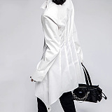 SUPER WHOLESALE | Narrow Collar Fashion Cut Shirt