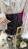 SUPER WHOLESALE |  Buckle Deco Pu Skirt