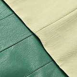 SUPER WHOLESALE | Patchwork Pu Material Blazer