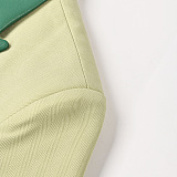 SUPER WHOLESALE | Patchwork Pu Material Blazer