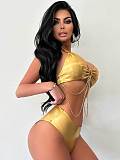 SUPER WHOLESALE | Chain Decor Bikini
