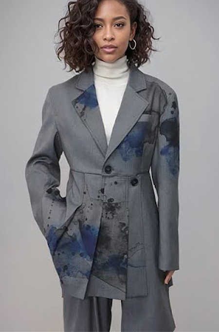 UPER WHOLESALE | Asymmertric Cut Blazer