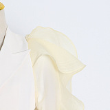 SUPER WHOLESALE |  Wave Shoulder Blazer