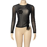 SUPER WHOLESALE | Chiffon Transparent Top