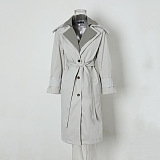 SUPER WHOLESALE | Oversized Belted Single-Breasted Trench