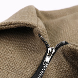 SUPER WHOLESALE | Spring New Style Faux Two-Piece Contrast Color Asymmetrical Woolen Coat