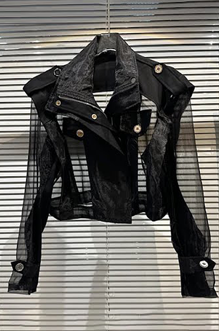 SUPER WHOLESALE |  Patchwork Transparent Jacket Coat