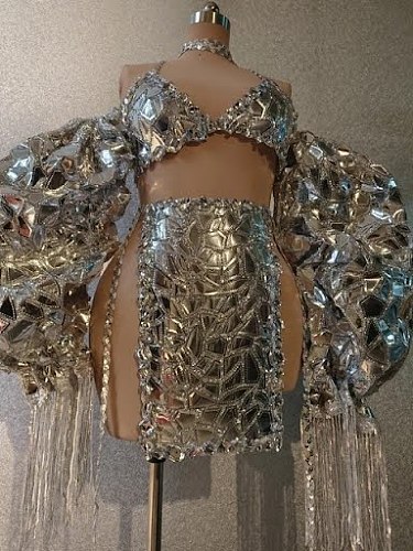SUPER WHOLESALE | Mirrored Lens Hanging Neck Set