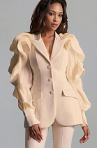 SUPER WHOLESALE |  Wave Shoulder Blazer
