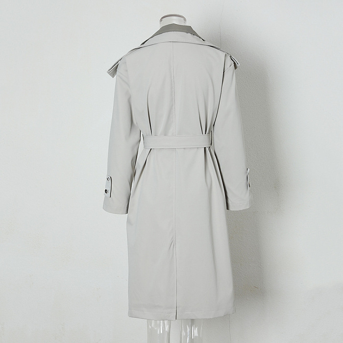 SUPER WHOLESALE | Oversized Belted Single-Breasted Trench