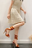 SUPER WHOLESALE |  Fur Open Toe Heel ( Heel Height:10 cm)