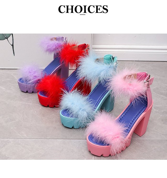 SUPER WHOLESALE |  Platform Back Zip Up Heel