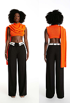 SUPER WHOLESALE | Straight Down Loose Pants