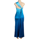 SUPER WHOLESALE |Sleeveless Gradient Off-shoulder Sexy Bodycon Dress