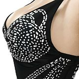 SUPER WHOLESALE |See-through Bling Bling Mini Dress