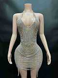 SUPER WHOLESALE |  High Quality Custom Rhinestone Party Dress