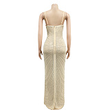 SUPER WHOLESALE |See-through Bling Bling Mini Dress